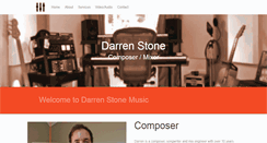 Desktop Screenshot of darrenstonemusic.com